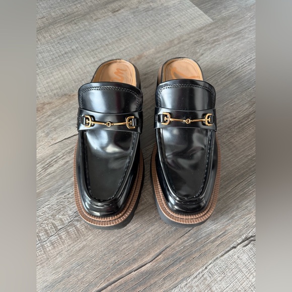 Sam Edelman Lennon Loafer Mule 8 Black Slip On Office Y2K - Picture 4 of 8